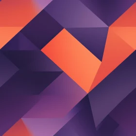 Orange and Purple Geometric Abstract Background
