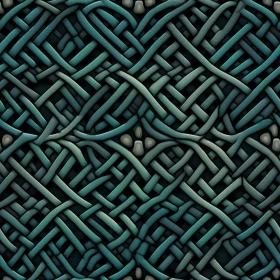 Celtic Knot Pattern - Green and Blue Design
