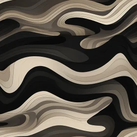 Dark Wavy Pattern | Seamless Design