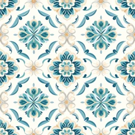 Moroccan Tiles Geometric Pattern - Seamless Design
