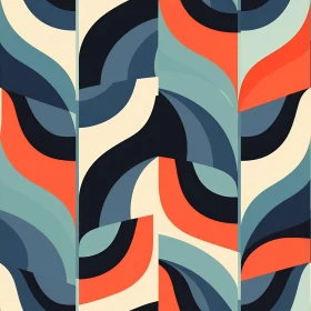 Retro Geometric Seamless Pattern - Vector Design