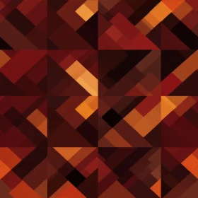 Brown and Orange Geometric Pattern Design