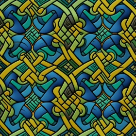 Intricate Celtic Knot Seamless Pattern for Design Projects
