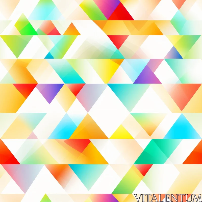 Multicolored Geometric Pattern for Website Background AI Image