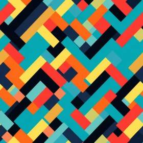 Colorful Geometric Pattern - Energy and Movement