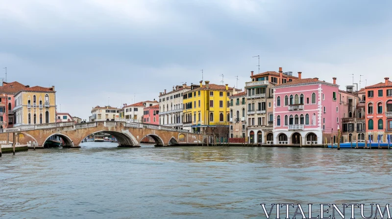 Captivating Canal in Venice, Italy - Serene Beauty AI Image