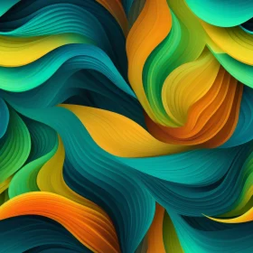 Abstract Wavy Pattern Background