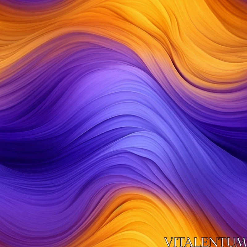Colorful Abstract Waves Background AI Image