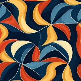 Retro 70s Seamless Vector Pattern