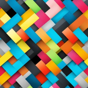 Colorful Geometric Rectangle Pattern