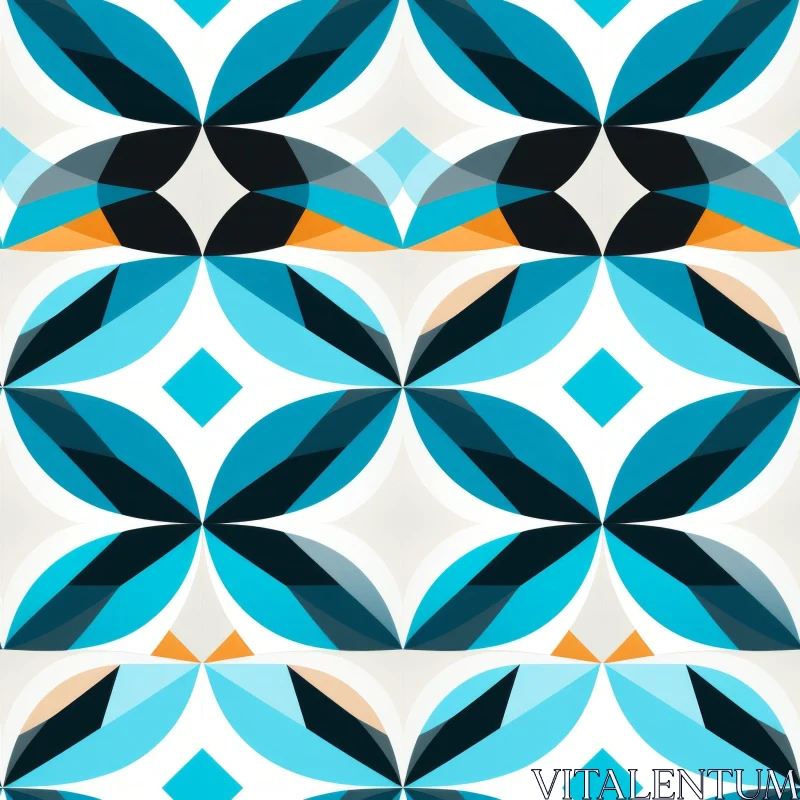 Geometric Moroccan-Inspired Seamless Vector Pattern AI Image