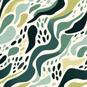 Tranquil Abstract Painting with Earth-Toned Colors