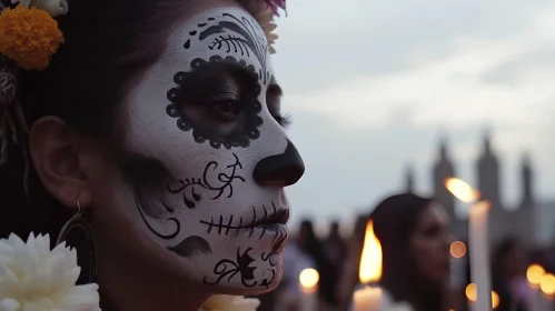 Captivating Day of the Dead-inspired Artwork