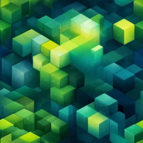 Colorful Cubes Seamless Pattern for Backgrounds