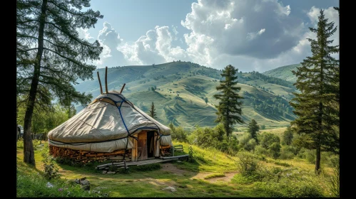 Enchanting Yurt in the Majestic Mountains