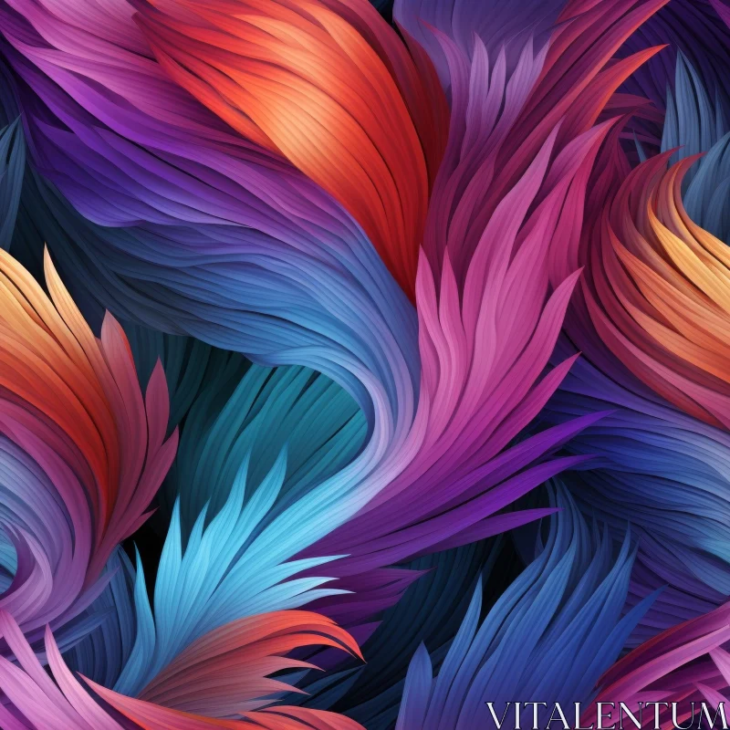 Swirling Organic Abstract Background AI Image