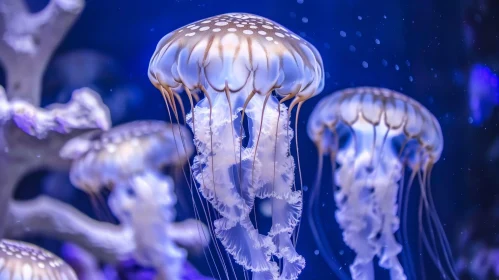 Enchanting Jellyfish in Aquarium