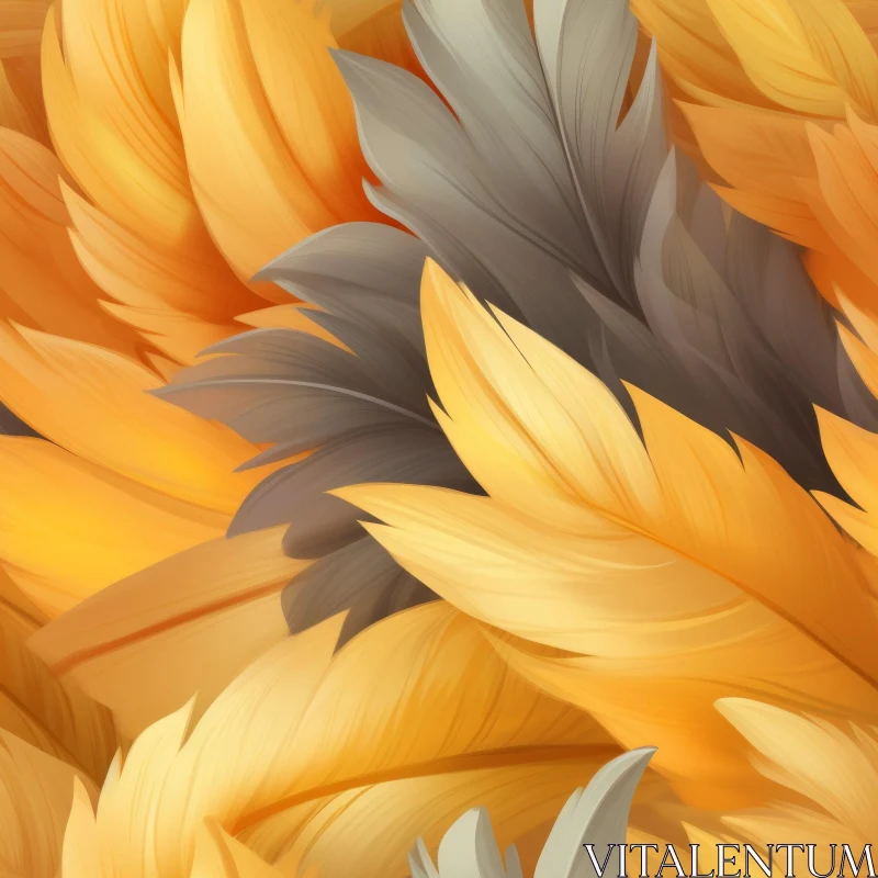 Soft Feather Pattern Texture AI Image
