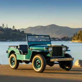 Green Jeep: Revived Historic Art Forms and Calm Waters