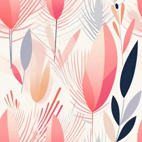 Pink Floral Pattern - Delicate and Feminine Design
