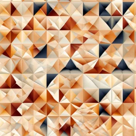 Brown Orange White Geometric Pattern Background