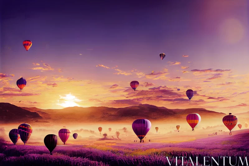 Captivating Pink and Purple Sky: A Photorealistic Fantasy AI Image