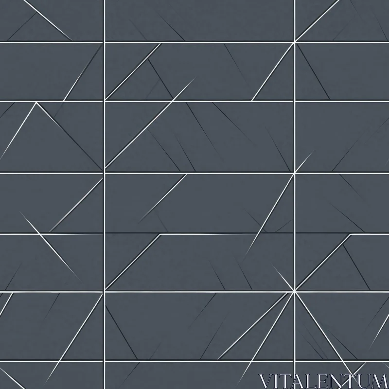 AI ART Subtle Geometric Pattern - Blue and Gray Design