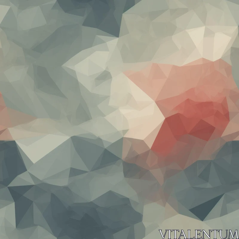 Geometric Abstract Low Poly Background for Web Design AI Image
