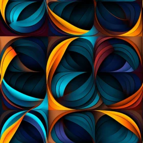 3D Shapes Seamless Pattern - Geometric Design