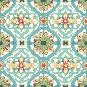 Moroccan Tiles Geometric Pattern - Intricate Design