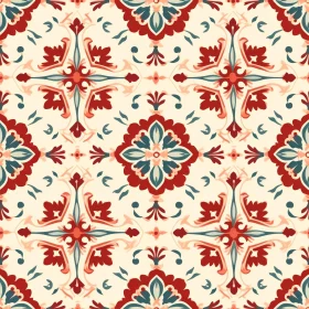 Moroccan Tiles Geometric Pattern for Design