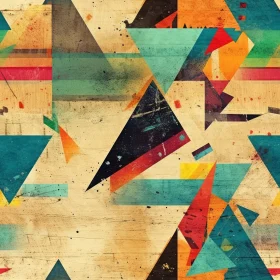 Urban Geometric Triangle Pattern - Seamless Design