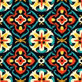 Colorful Moroccan Tiles Pattern for Home Decor