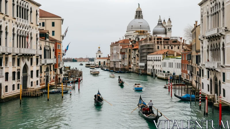Discover the Enchanting Canals of Venice, Italy AI Image