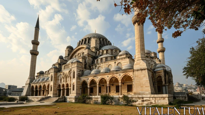 Suleymaniye Mosque: A Magnificent Ottoman Architectural Marvel AI Image