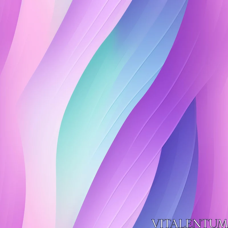 Colorful Abstract Background with Smooth Shapes AI Image
