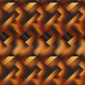 Brown and Black Stripes Herringbone Pattern