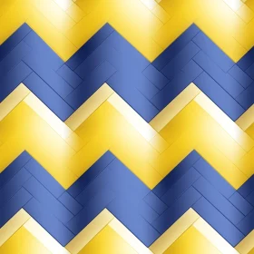 Blue and Yellow Herringbone Stripes Pattern