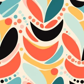 Organic Vector Pattern - Mid-Century Modern Flair