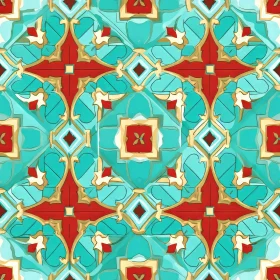 Colorful Moroccan Tiles Pattern for Background Design