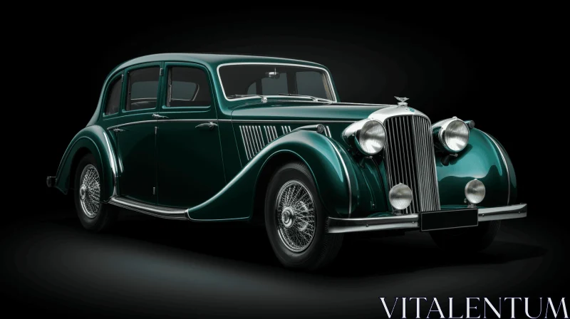 Vintage Style Car: Elegant and Timeless | Emerald Design AI Image