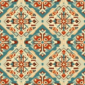 Moroccan Tiles Seamless Pattern - Traditional Design