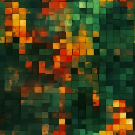 Colorful Mosaic Abstract Painting Background