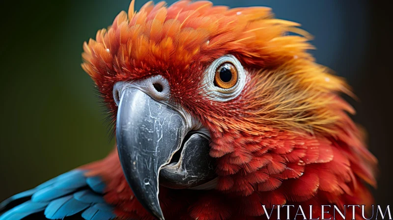 Colorful Parrot Close-up | Nature Photography AI Image