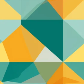 Teal Green White Triangle Geometric Background