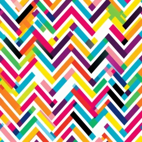 Colorful Herringbone Vector Pattern for Fabrics and Wallpapers