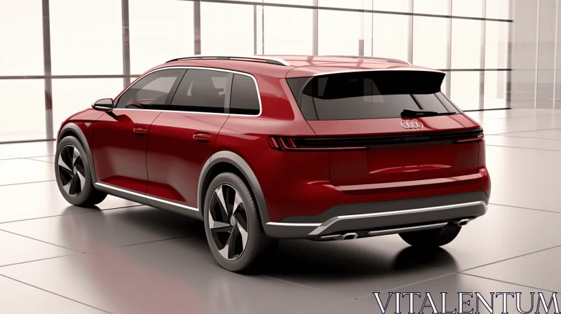 Captivating Volkswagen Toll Concept 2020 | Dark Red & Light Beige AI Image