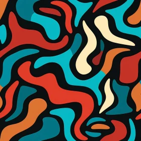 Colorful Abstract Seamless Pattern - Vector Illustration