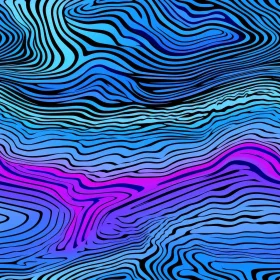 Blue and Purple Waves Pattern