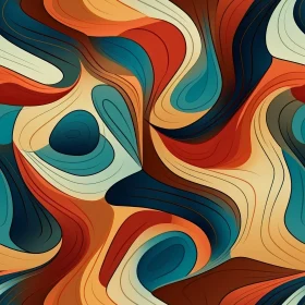 Colorful Abstract Painting for Home and Office Decor